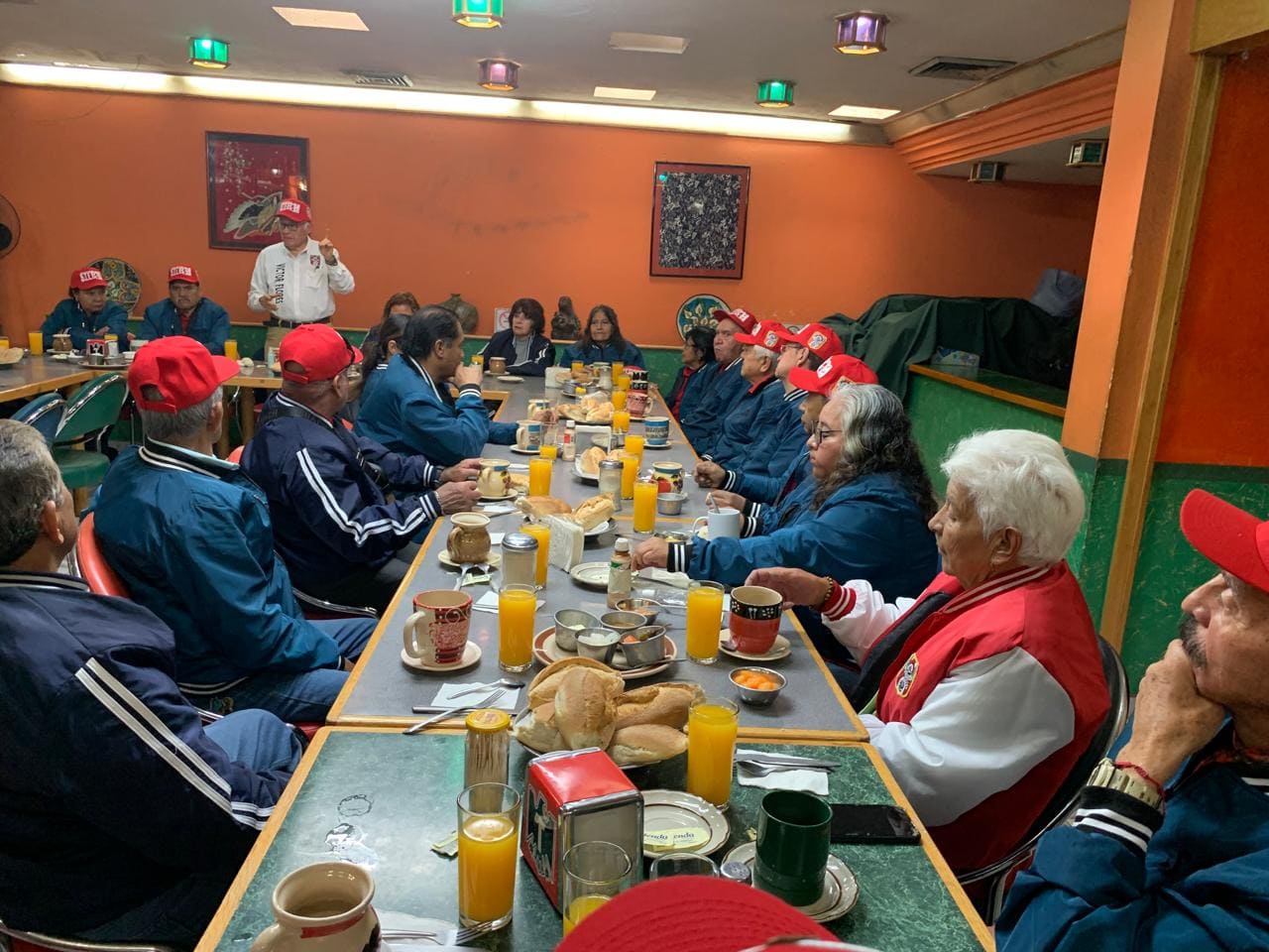 En la sección 24 de SLP, se reunionieron los jubilados 
